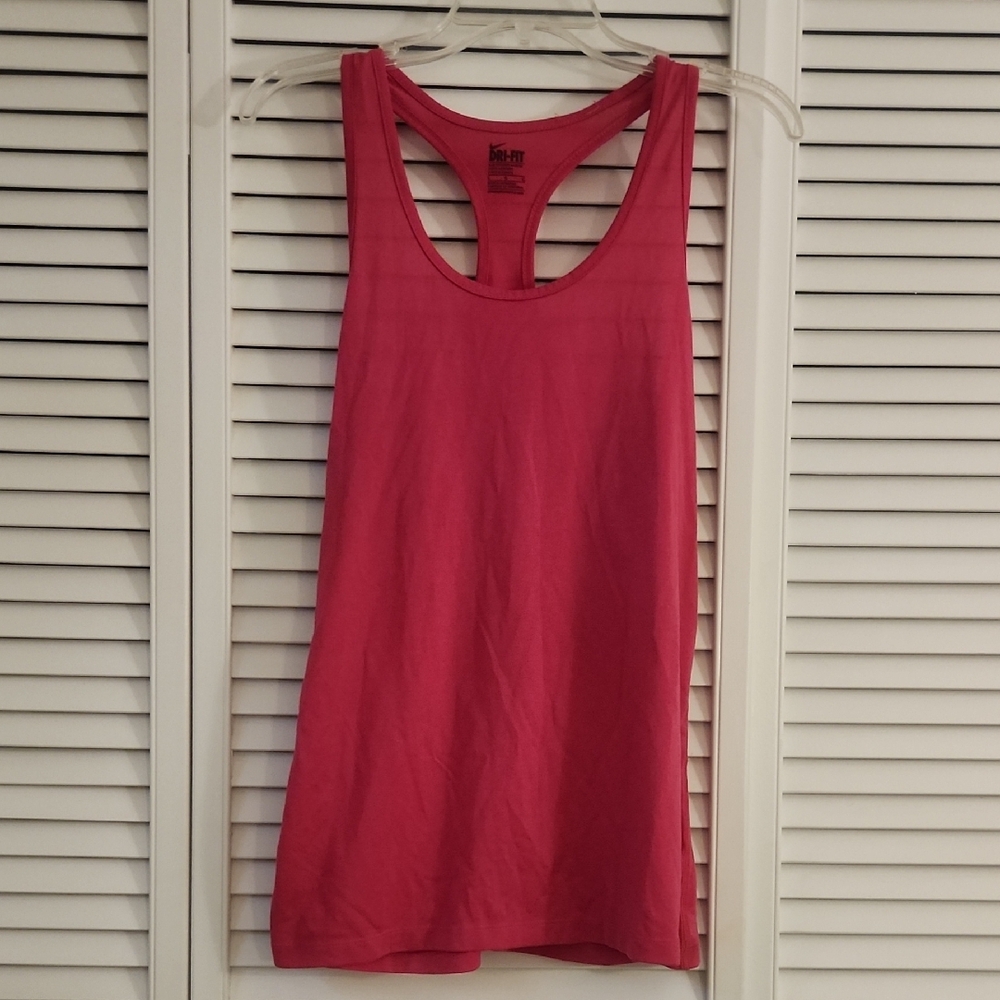 Nike Drifit Pink Racerback Tank Top